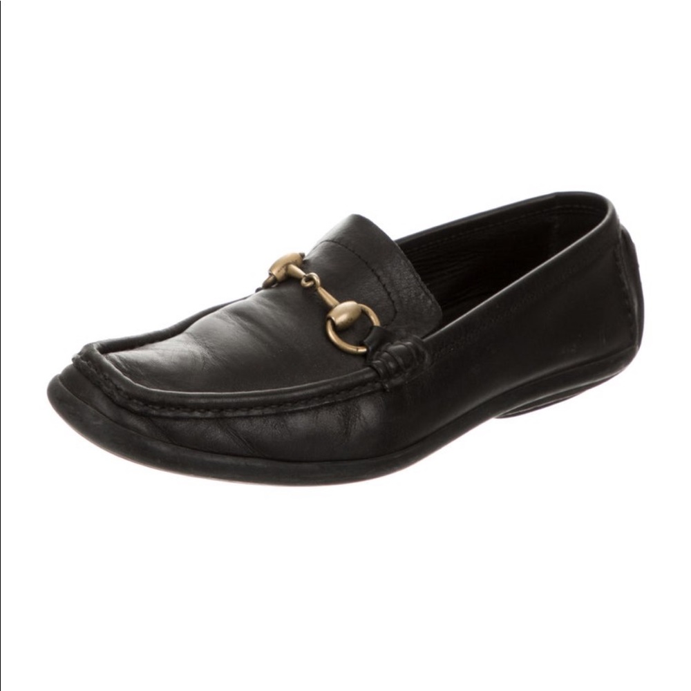 Gucci Horsebit Square Toe Loafers